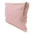 Valentino GHW Clutch Second Bag Calfskin Leather Pink