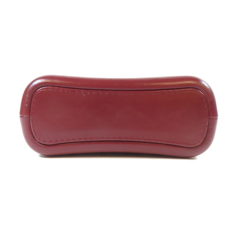 CHANEL Quilted CC SHW GHW Gabrielle Hobo Mini Chain Shoulder Bag Calfskin Red