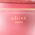 CELINE GHW Classic Box Shoulder Bag Calfksin Leather Red