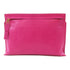 LOEWE GHW Clutch Bag Pouch Calfskin Leather Magenta Pink