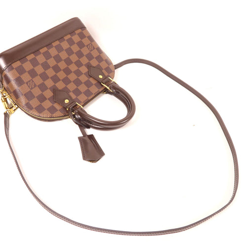 LOUIS VUITTON LV GHW Alma BB 2 Way Shoulder Hand Bag N41221 Damier Ebene Brown