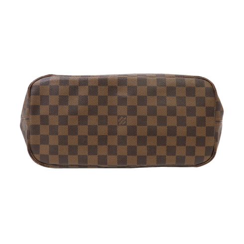 LOUIS VUITTON LV GHW Neverfull MM Shoulder Tote Bag N40599 Damier Brown