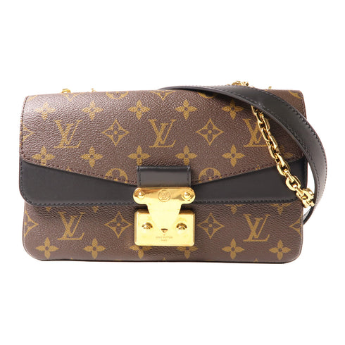 LOUIS VUITTON LV GHW Marceau Chain Shoulder Bag M46126 Monogram Brown