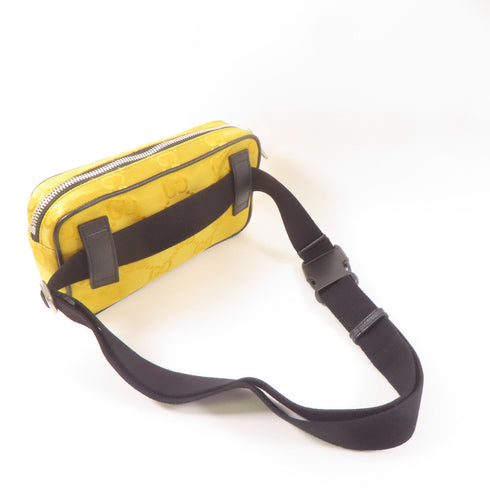 GUCCI GG SHW Waist bag 631341 Nylon/Leather Yellow