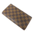 LOUIS VUITTON LV GHW Long Wallet N61734 Damier Ebene Brown