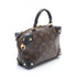 LOUIS VUITTON LV GHW Petite Malle Souple 2 Way Shoulder Bag M45571 Brown Black