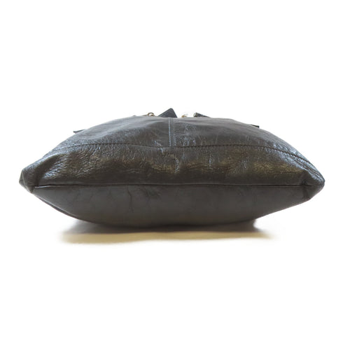 BALENCIAGA SHW Classic Square 2 Way Shoulder Handbag 340679.1160 Lambskin Gray