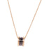 BVLGARI B-Zero 1 Necklace 18K Pink Gold Ceramic Gold/Black