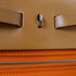 HERMES PHW Herbag GM 2 Way Shoulder Bag Handbag Canvas Orange