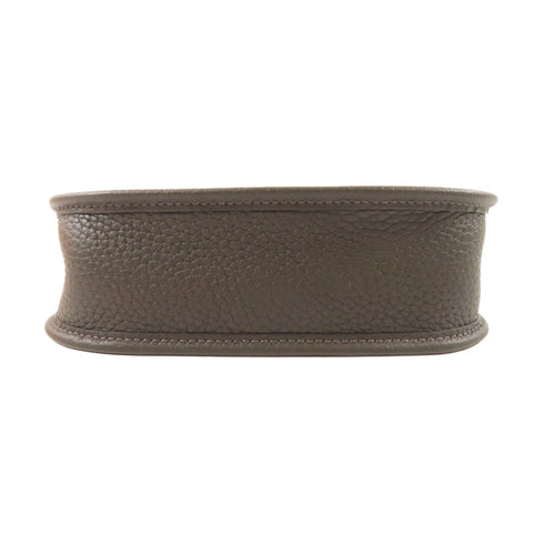 HERMES GHW Evelyne TPM Shoulder Bag Clemence Leather 46 Ebene