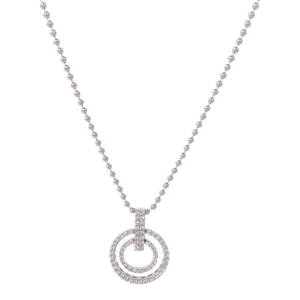 JEWELRY Diamond Necklace 18K White Gold v1