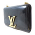 LOUIS VUITTON LV GHW Pochette Louise MM Shoulder Bag M50433 Patent Leather Black