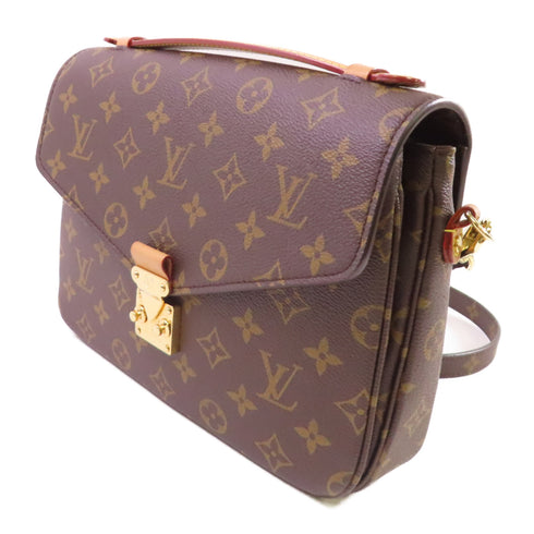 LOUIS VUITTON LV GHW Pochette Metis Handbag Shoulder Bag M44875 Monogram Brown