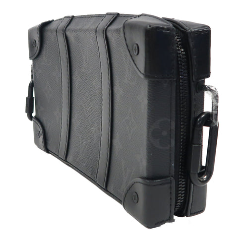 LOUIS VUITTON LV Soft Trunk Shoulder Bag M69838 Monogram Eclipse Black