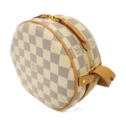 LOUIS VUITTON LV GHW Boite Chapeau Souple Shoulder Bag N40333 Damier Azur White