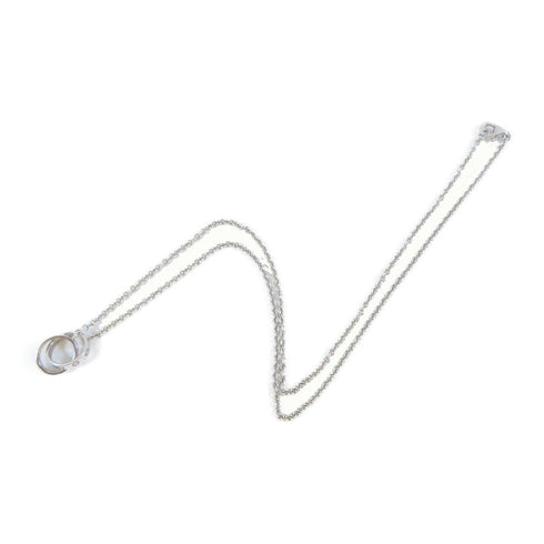CARTIER Baby Love Necklace B7212500 18K White Gold #42cm