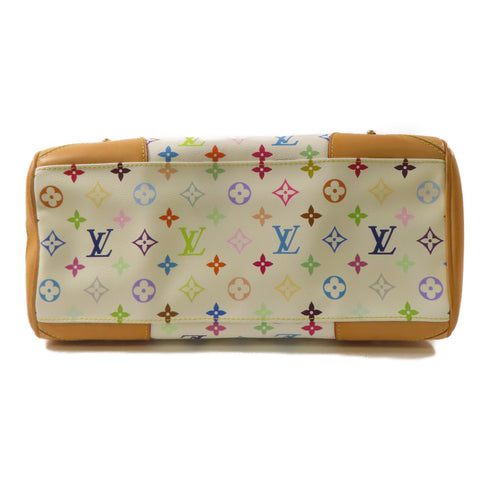 LOUIS VUITTON LV GHW Claudia Shoulder Bag M40193 Monogram Multicolore White