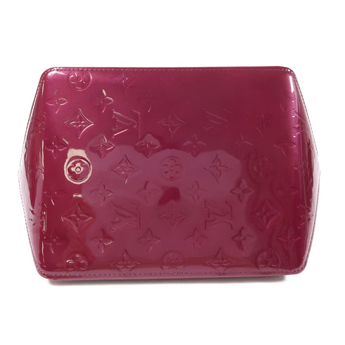 LOUIS VUITTON LV GHW Bellevue PM Handbag M93583 Vernis Purplish Red