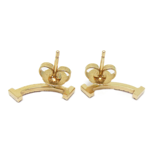 TIFFANY&CO Smile Earring Earrings Sapphire 18K Pink Gold