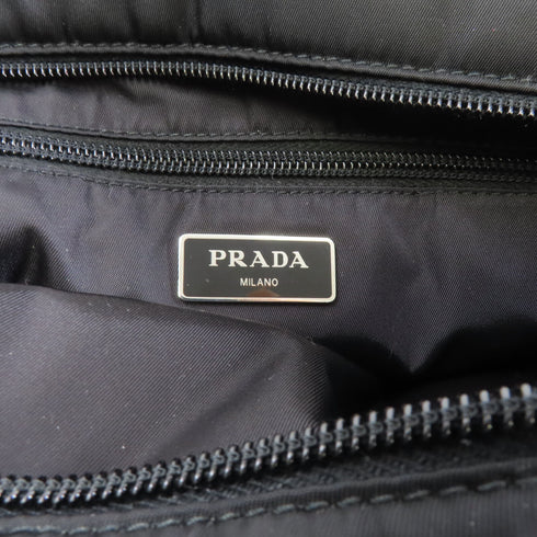 PRADA SHW Clutch Bag Pouch 1BF081 Nylon Black