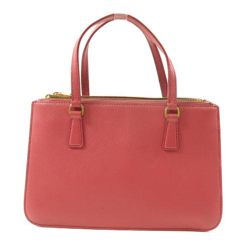 PRADA GHW 2 Way Shoulder Handbag Calfskin Leather Pink