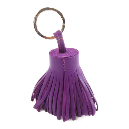 HERMES Carmen Charm Accessories Swift Leather Purple