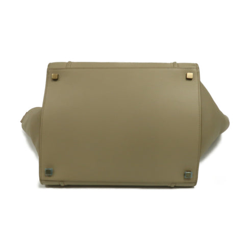 CELINE GHW Hand Bag Handbag Calfskin Leather 169953 Grey