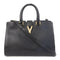 YVES SAINT LAURENT YSL GHW 2 Way Shoulder Bag 311220 Calfskin Leather Black