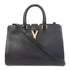 YVES SAINT LAURENT YSL GHW 2 Way Shoulder Bag 311220 Calfskin Leather Black