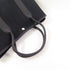 HERMES PHW Garden Party PM Tote Bag Canvas/Leather 89 Noir