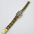 CHANEL CC Premiere L Quartz Watch H0001 Gold Plated Leather Black