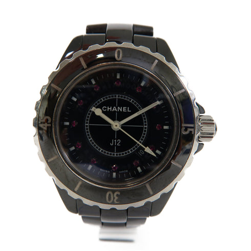 CHANEL CC J12 33mm Quartz Watch H1634 Ceramic Black