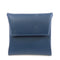 HERMES PHW Bastia Coin Case Purse Chevre Leather Bleu Zanzibar Bleu de Prusse