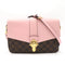 LOUIS VUITTON LV GHW Clapton Shoulder Crossbody Bag N44244 Damier Brown Pink