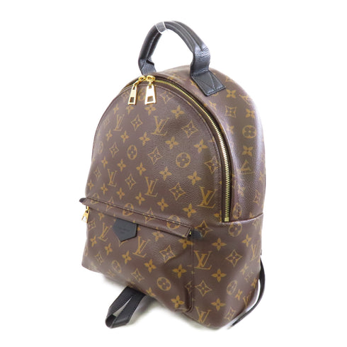 LOUIS VUITTON LV GHW Palm Spring MM Backpack M44874 Monogram Macassar Brown