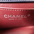 CHANEL CC SHW Paris Salzburg Boy 25 Chain Shoulder Bag Lambskin Leather Navy