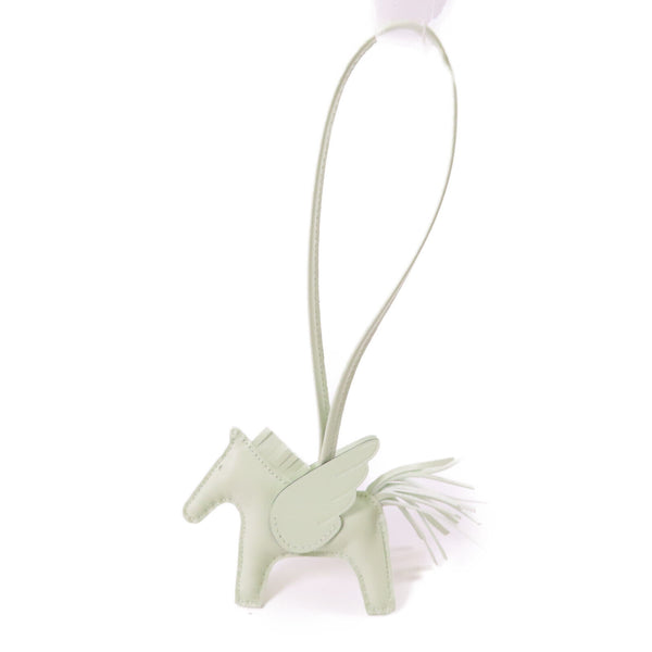 HERMES Rodeo Pegase PM Charm Milo Swift Leather Vert Deau