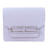 HERMES PHW Roulis Slim Wallet Evercolor Leather Mauve Sylvestre