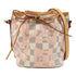 LOUIS VUITTON LV GHW Nano Noe Shoulder Bag N60052 Damier Azur White/Pink