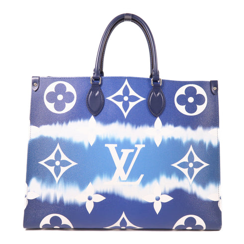 LOUIS VUITTON LV SHW On The Go Shoulder Tote Bag M45120 Escale Blue