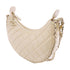 CHANEL Quilted CC GHW Small Hobo Chain Shoulder Bag Lambskin Leather Beige