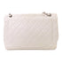 CHANEL CC SHW Chain Shoulder Bag Calfskin Leather White v1