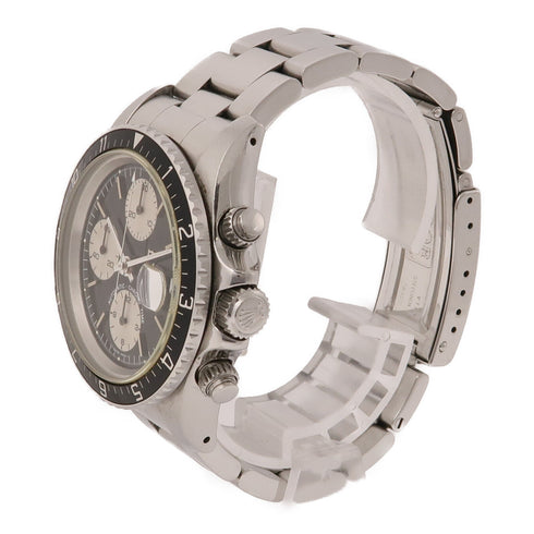 TUDOR Prince Date Chrono Automatic Watch 79270 Stainless Steel Black