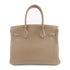 HERMES PHW Birkin 30 Handbag Togo Leather Etoupe Greige