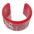 Christian Dior CD Bangle Accessories PVC Red