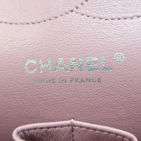 CHANEL Quilted CC Classic Double Flap Bag Jumbo Shoulder Bag A58600 Caviar Purple