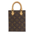 LOUIS VUITTON LV GHW Petit Sac Plat 2 Way Shoulder Bag M81295 Monogram Brown v1