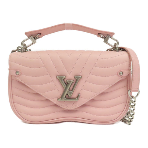 LOUIS VUITTON LV SHW New Wave MM 2way Shoulder Bag M51944 Calfskin Leather Pink