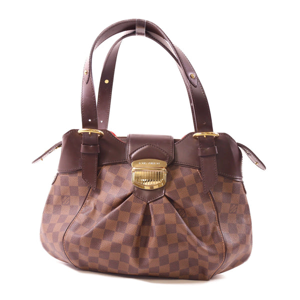 LOUIS VUITTON LV GHW Sistina PM Handbag N41542 Damier Brown