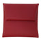 HERMES PHW Coin Case Calfskin Leather Red